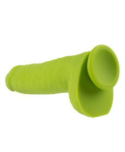 Side view of The Incredible Dong at a slight angle on a white background