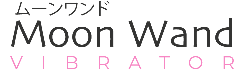 Moon Wand Vibrator product logo graphic with crescent moon and stars