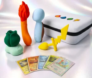 All four Pokemoan products with the collector case and five trading cards