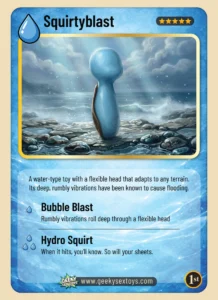 Original squirtyblast collector card
